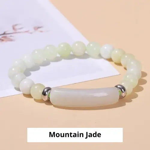 Bracelet avec pierre naturelle ¦ Modèle #Rectangle - La Maison du bracelet