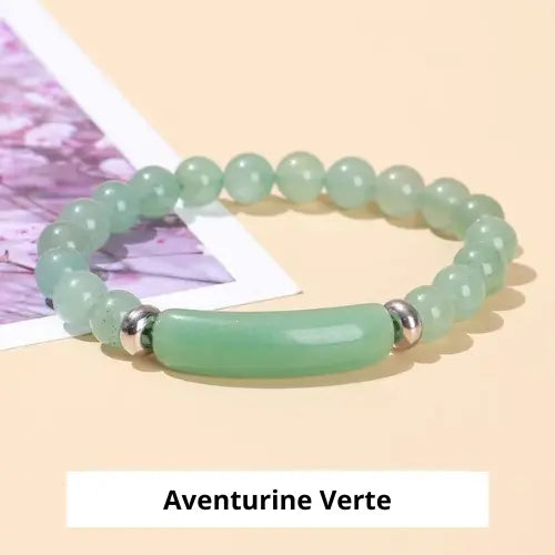 Bracelet avec pierre naturelle ¦ Modèle #Rectangle - La Maison du bracelet