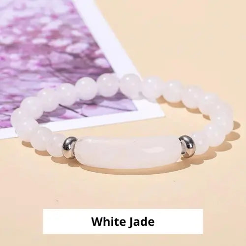 Bracelet avec pierre naturelle ¦ Modèle #Rectangle - La Maison du bracelet