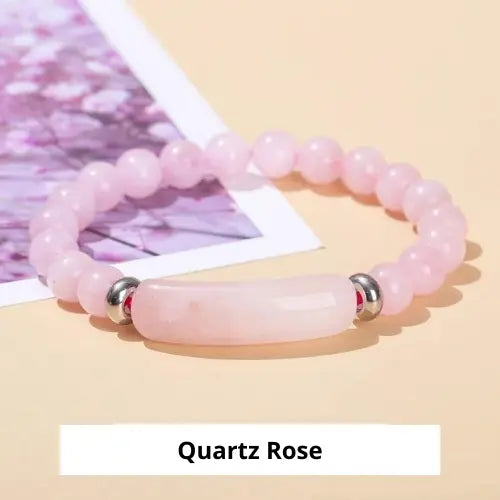 Bracelet avec pierre naturelle ¦ Modèle #Rectangle - La Maison du bracelet