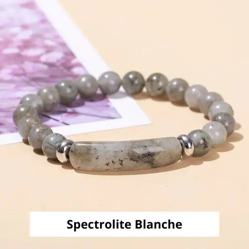 Bracelet avec pierre naturelle ¦ Modèle #Rectangle - La Maison du bracelet