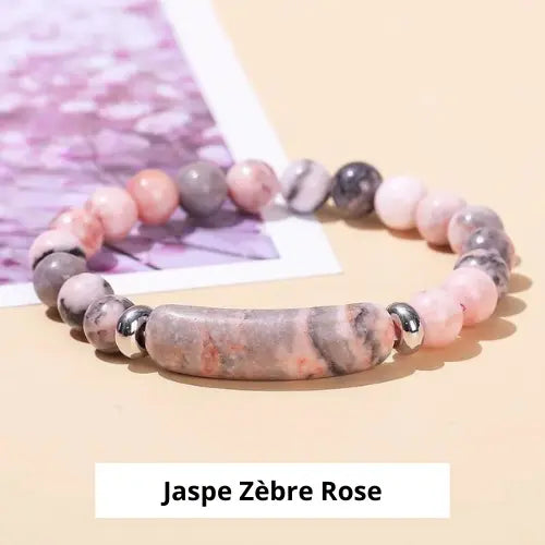 Bracelet avec pierre naturelle ¦ Modèle #Rectangle - La Maison du bracelet