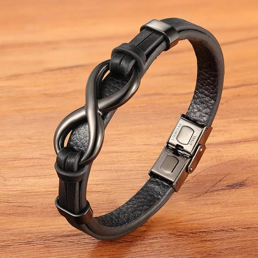Bracelet en cuir Infini ¦ Modèle #Perfection - La Maison du bracelet