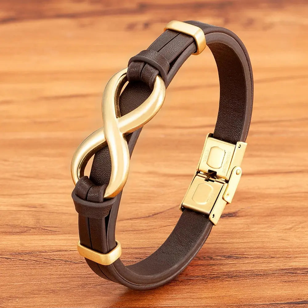 Bracelet en cuir Infini ¦ Modèle #Perfection - La Maison du bracelet