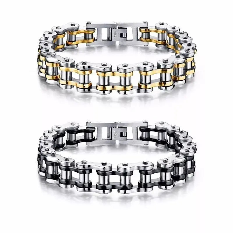 Bracelet en métal ¦ Modèle #Motard - La Maison du bracelet