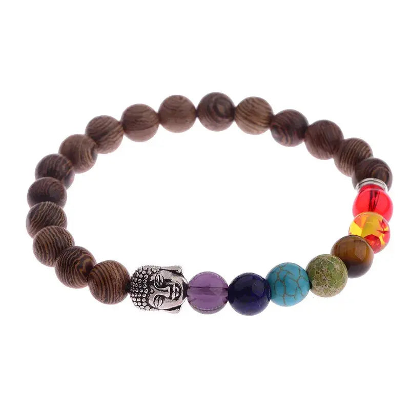 Bracelet en perles 7 chakras ¦ Modèle #Bouddha - La Maison du bracelet
