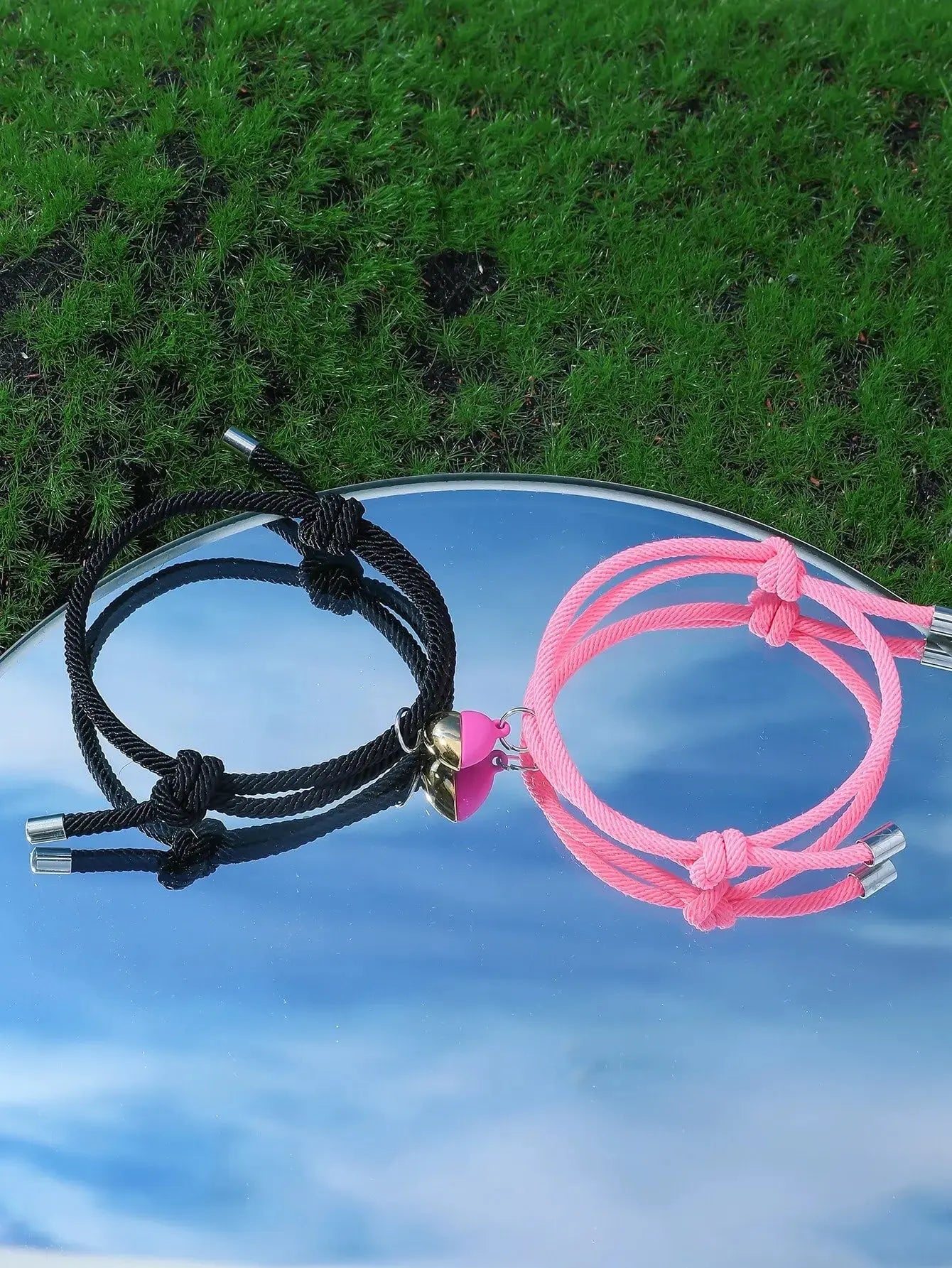 Bracelet pour couple ¦ Modèle #PinkHeart - La Maison du bracelet
