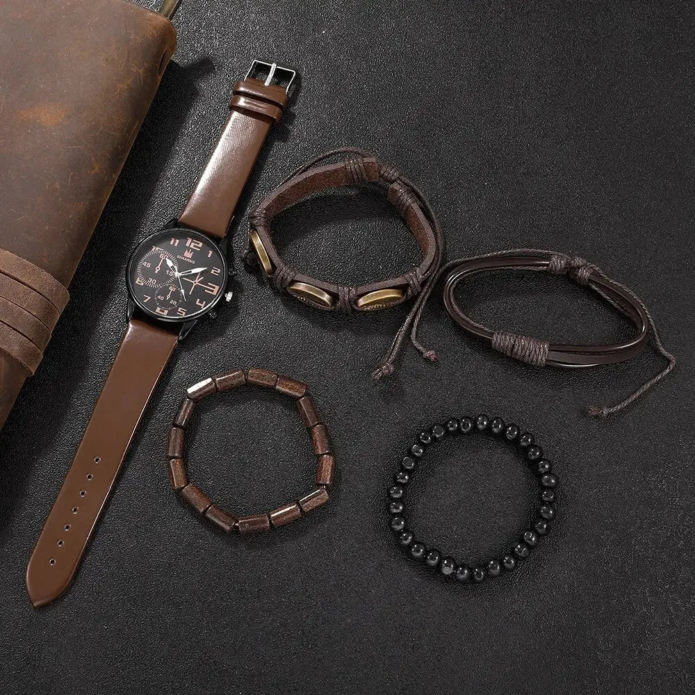 Coffret cadeau montre et bracelet pour homme ¦ Modèle #Coffee - La Maison du bracelet