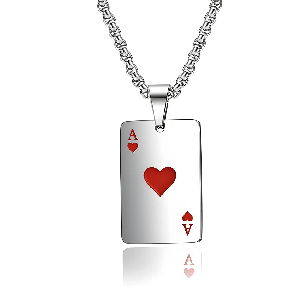 Collier poker pour homme - La Maison du Bracelet