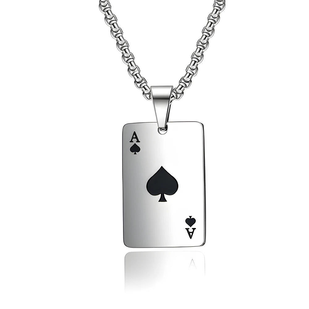 Collier poker pour homme - La Maison du Bracelet
