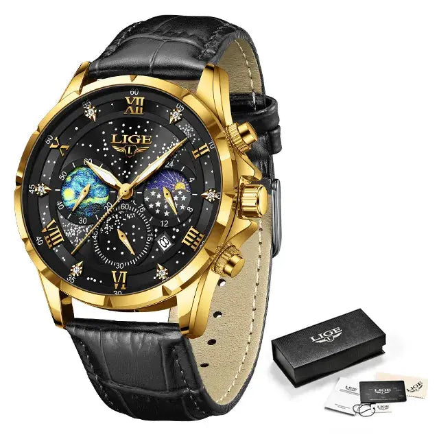 Montre de luxe ¦ Modèle #BlackGold - La Maison du bracelet