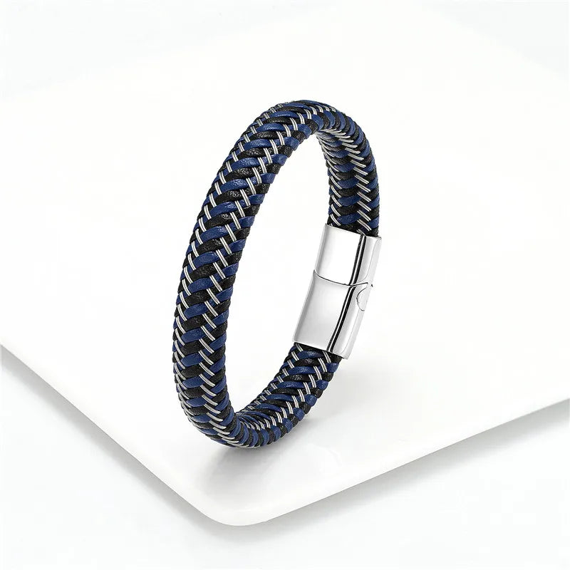Bracelet en cuir tressé - La Maison du Bracelet