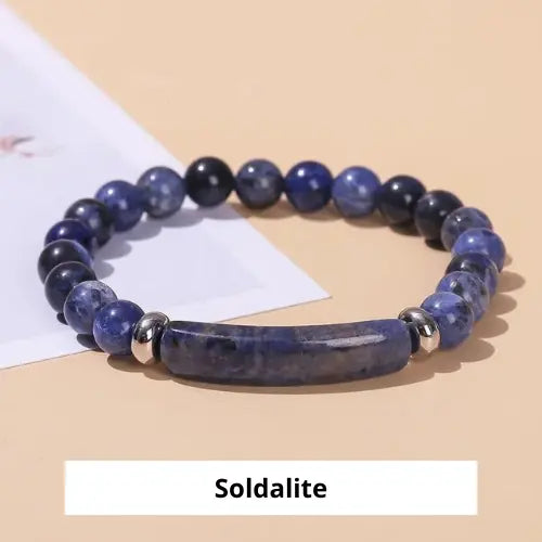 Bracelet avec pierre naturelle ¦ Modèle #Rectangle - La Maison du bracelet