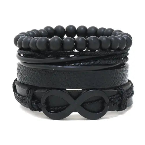 Bracelet en cuir pour homme ¦ Modèle #Infinity - La Maison du bracelet