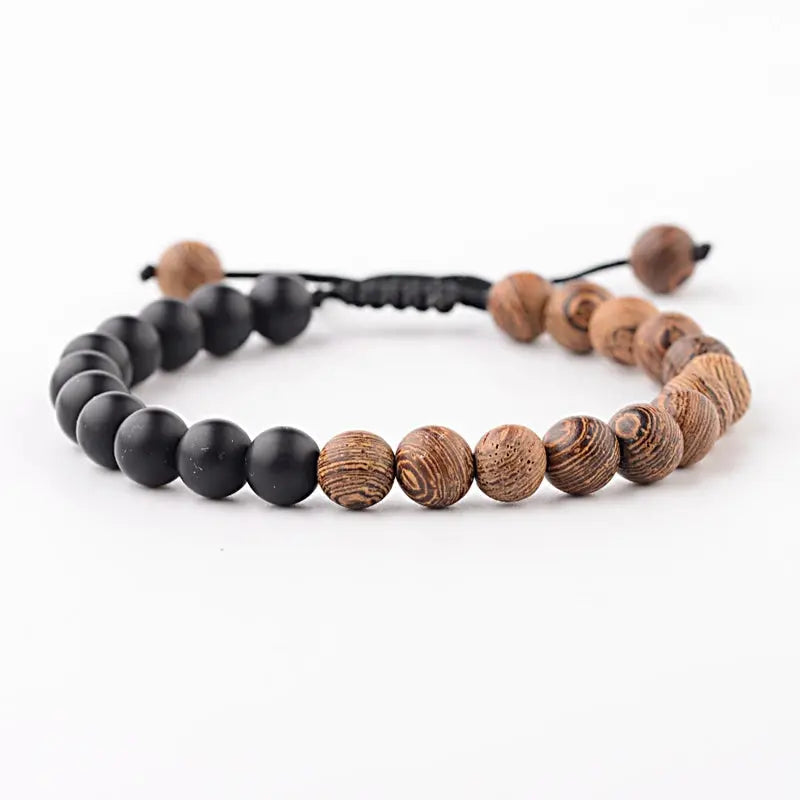 Bracelet de perles en bois ¦ Modèle #Haps - La Maison du bracelet