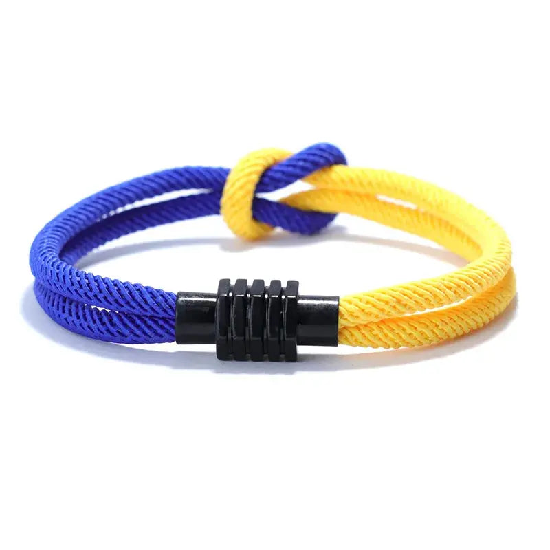 Bracelet en corde pour homme ¦ Modèle SunSky - La Maison du bracelet