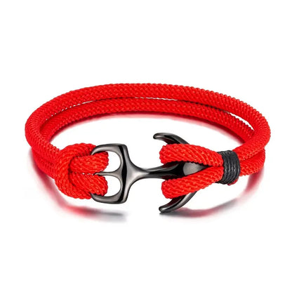 Bracelet en corde pour homme ¦ Modèle #Ancre - La Maison du bracelet