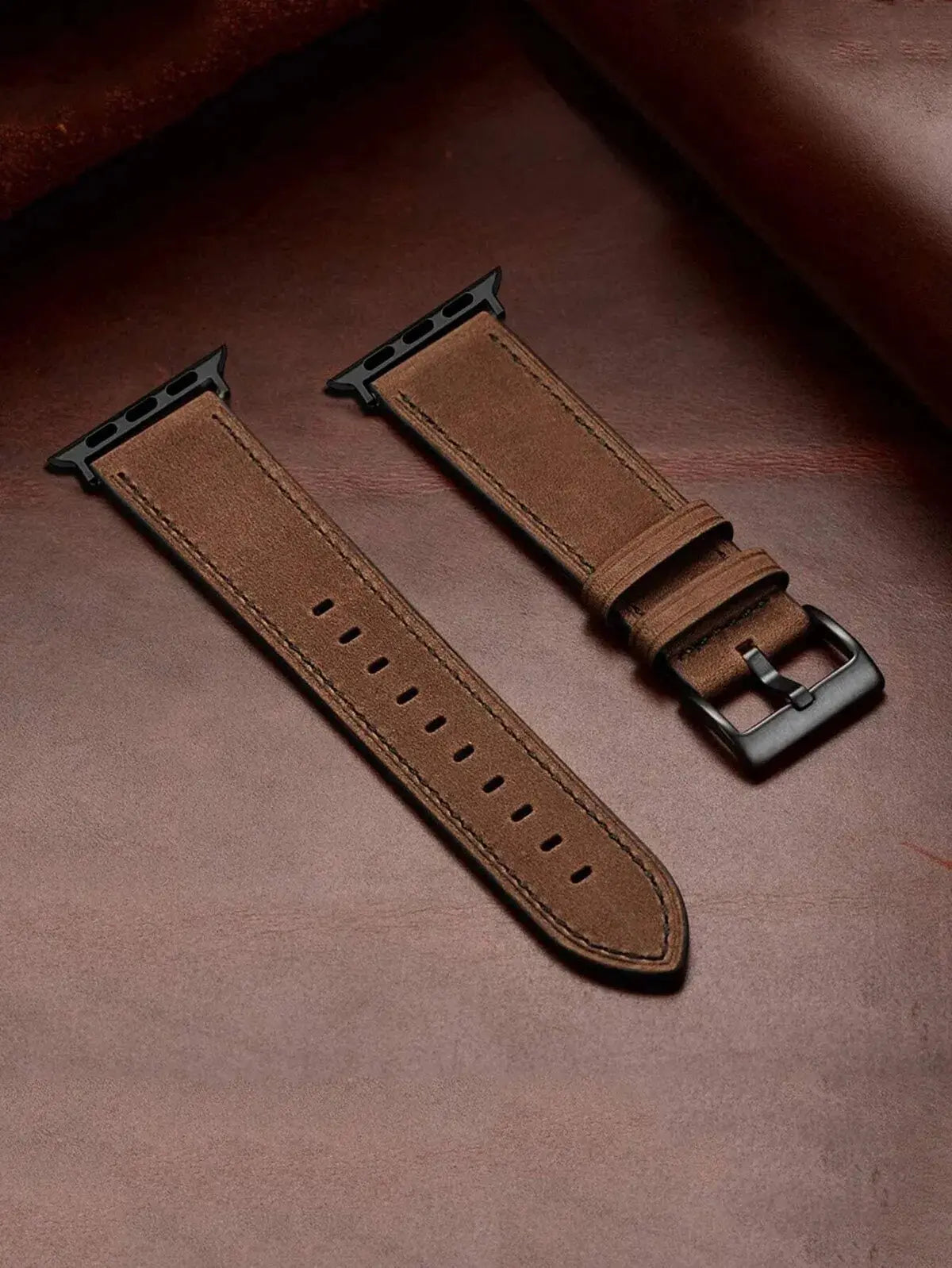 Bracelet en cuir pour Apple Watch ¦ Modèle #Sobre - La Maison du bracelet