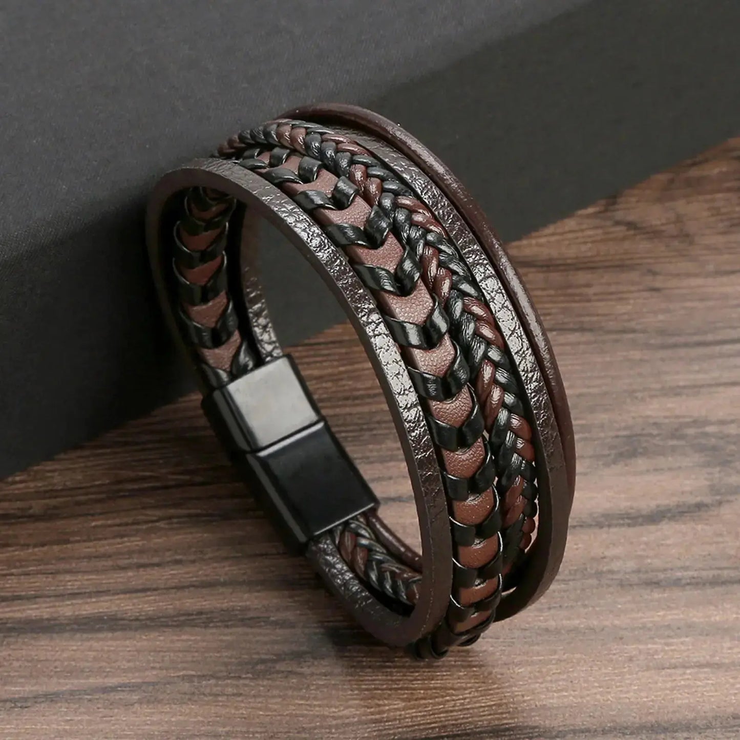 Bracelet en cuir pour homme ¦ Modèle #Deluxe - La Maison du bracelet