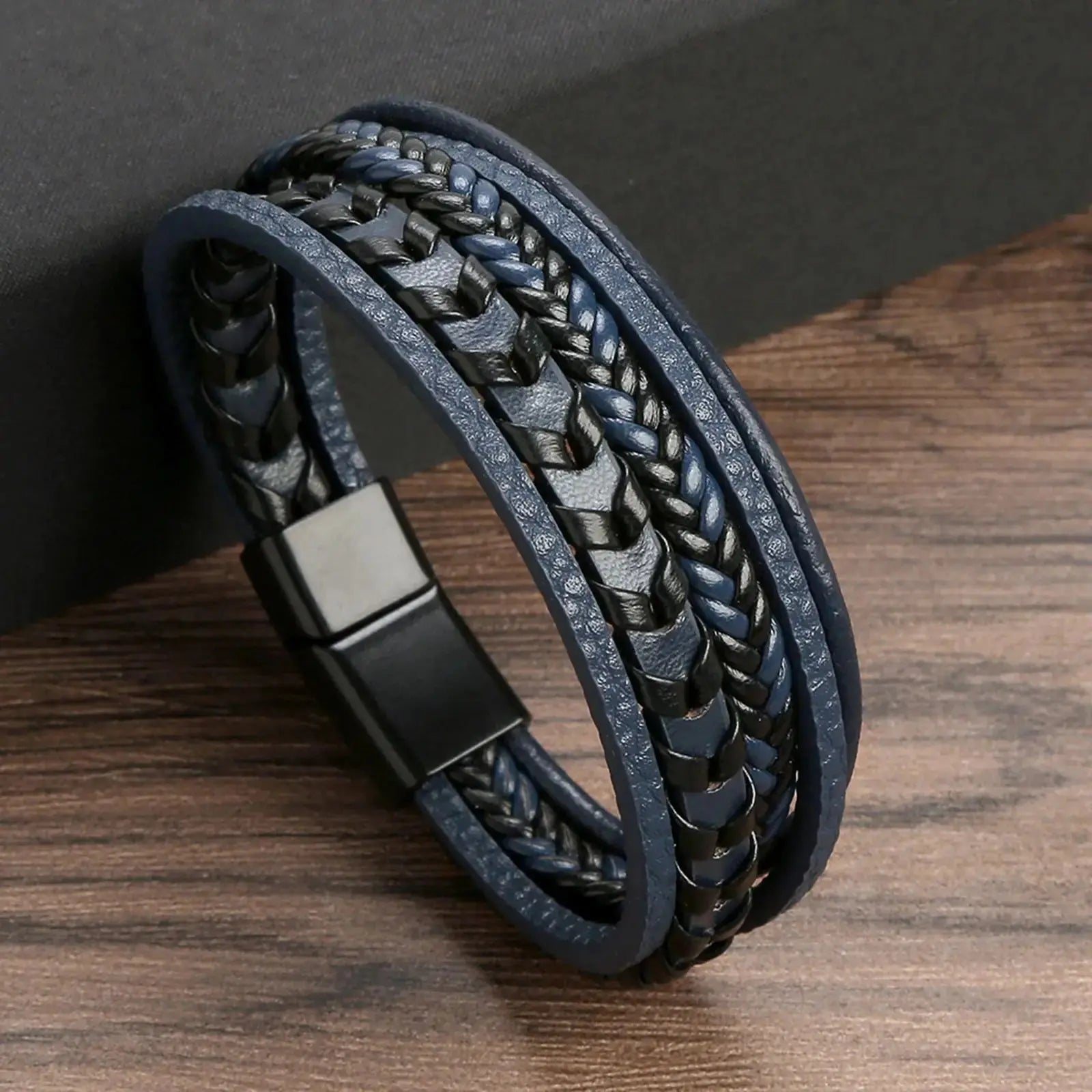 Bracelet en cuir pour homme ¦ Modèle #Deluxe - La Maison du bracelet