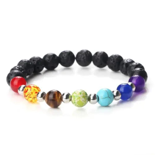 Bracelet en perles 7 chakras ¦ Modèle #Kona - La Maison du bracelet
