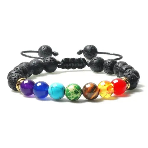 Bracelet en perles 7 chakras ¦ Modèle #Yoki - La Maison du bracelet