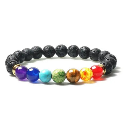 Bracelet en perles 7 chakras ¦ Modèle #Zion - La Maison du bracelet