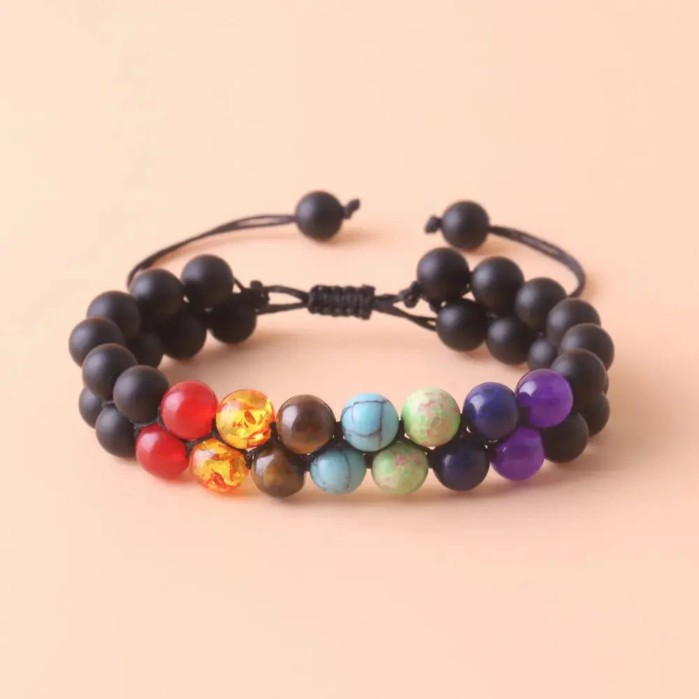 Bracelet en perles 7 chakras ¦ Modèle #Zool - La Maison du bracelet