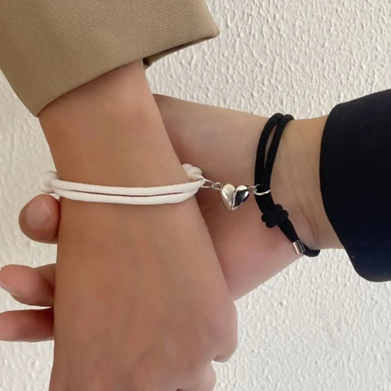 Bracelet pour couple ¦ Modèle #BlackandWhite - La Maison du bracelet