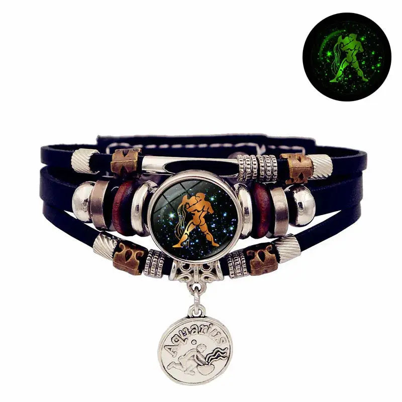 Bracelet pour homme signe astrologique ¦ Modèle #Verseau - La Maison du bracelet