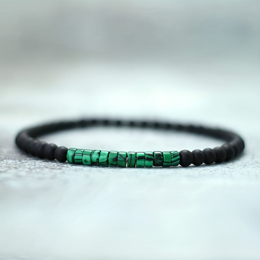 Bracelet fin en pierres - Modèle #Sobre