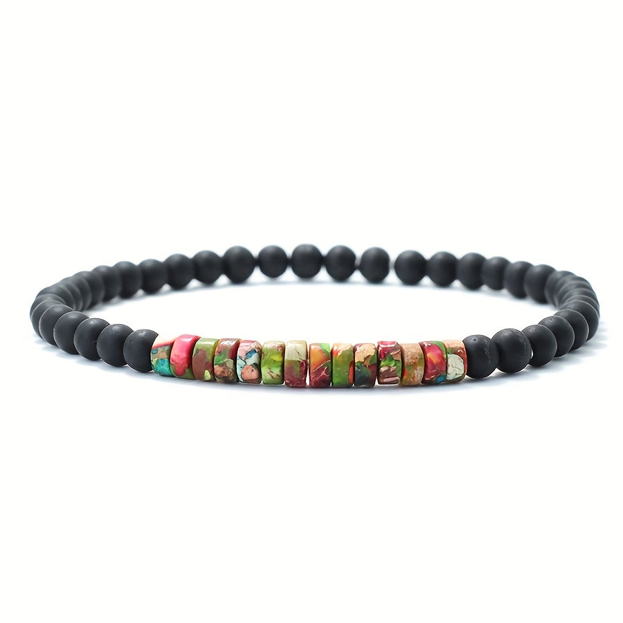 Bracelet fin en pierres - Modèle #Sobre