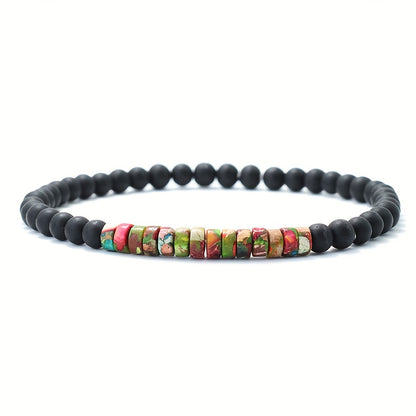 Bracelet fin en pierres - Modèle #Sobre