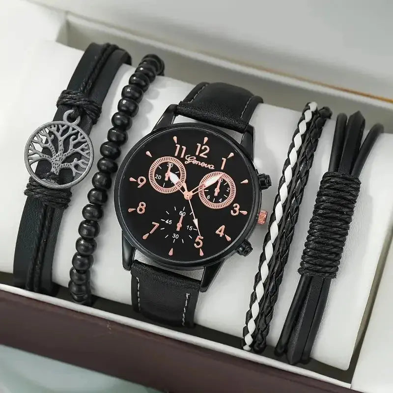 Coffret cadeau montre et bracelet pour homme ¦ Modèle #ArbreDeVie - La Maison du bracelet