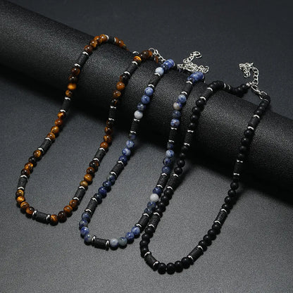 Collier en pierres pour homme - La Maison du Bracelet