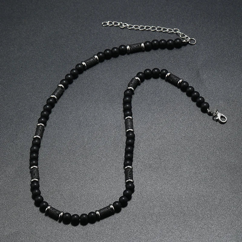 Collier en pierres pour homme - La Maison du Bracelet