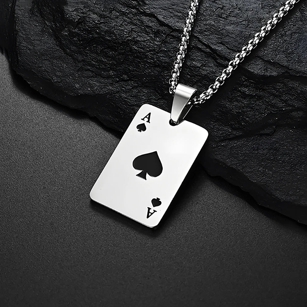 Collier poker pour homme - La Maison du Bracelet