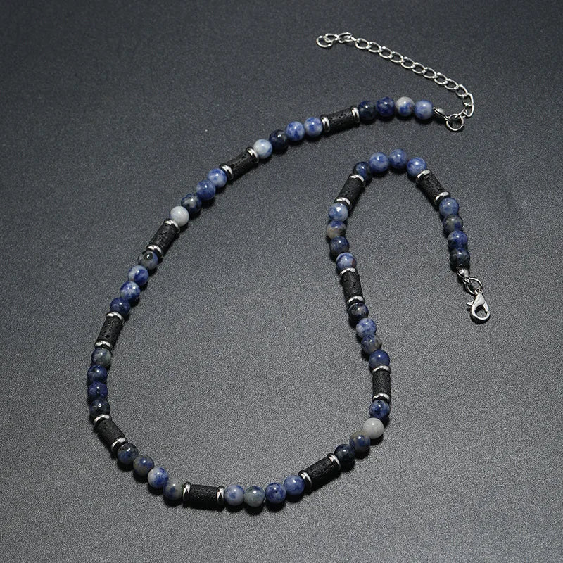 Collier en pierres pour homme - La Maison du Bracelet