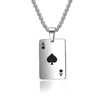Collier poker pour homme - La Maison du Bracelet