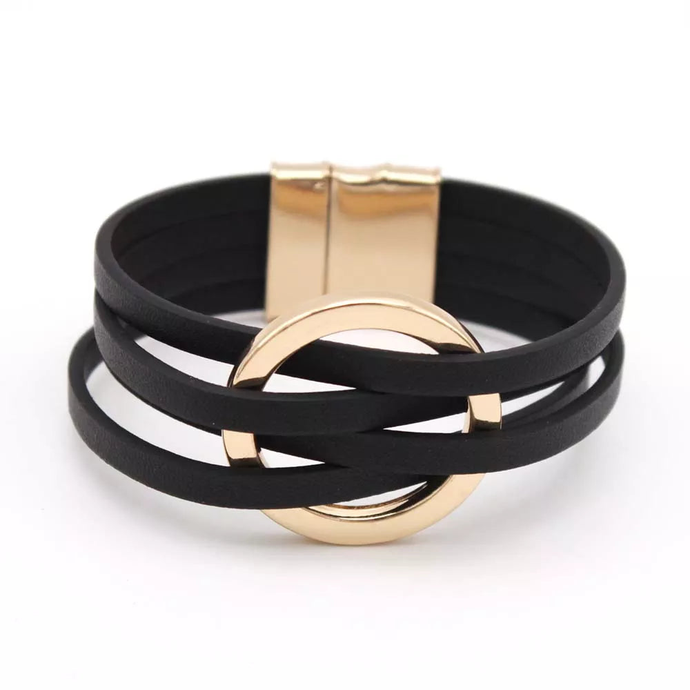 Bracelet Femme Cuir Luxe - La Maison du Bracelet 